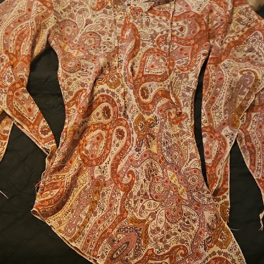 No Boundaries Paisley Blouse - Multicolor